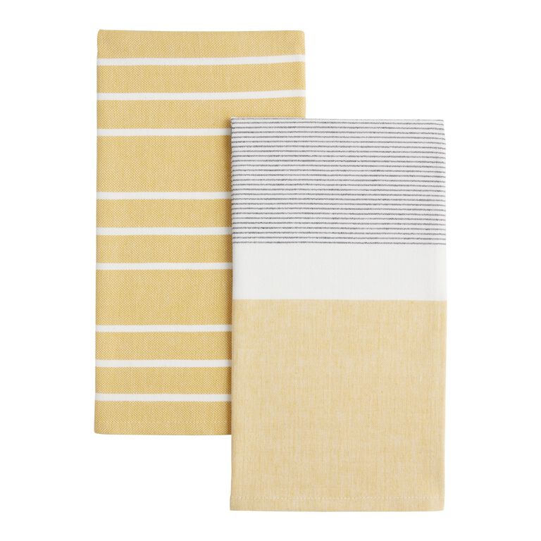 Modern Stripes Kitchen Towel 2 Pack by World Market