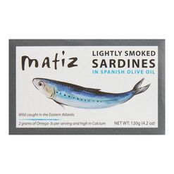 Matiz Lightly Smoked Sardines in Spanish Olive Oil