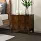 Cadenza Walnut Nightstand with Drawers and Charging Port image number 1