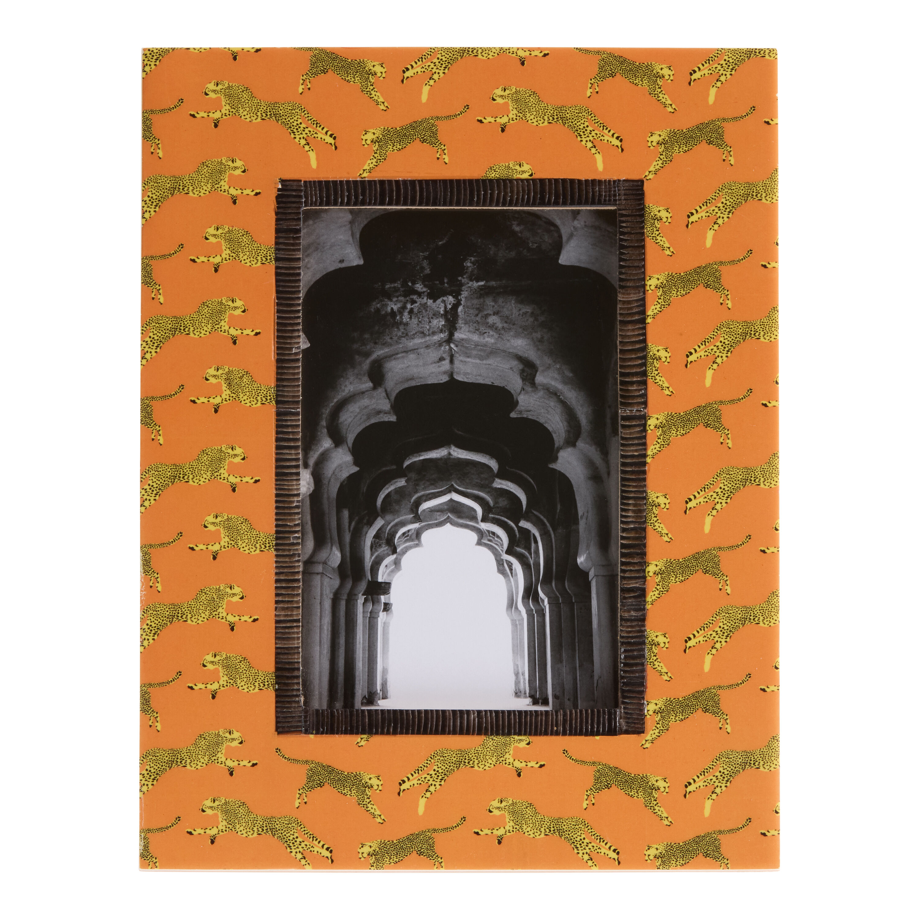 Orange Resin Jaguar Picture Frame image number 0
