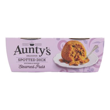Aunty's Spotted Dick Steamed Puds Aunty's Spotted Dick Steamed Puds