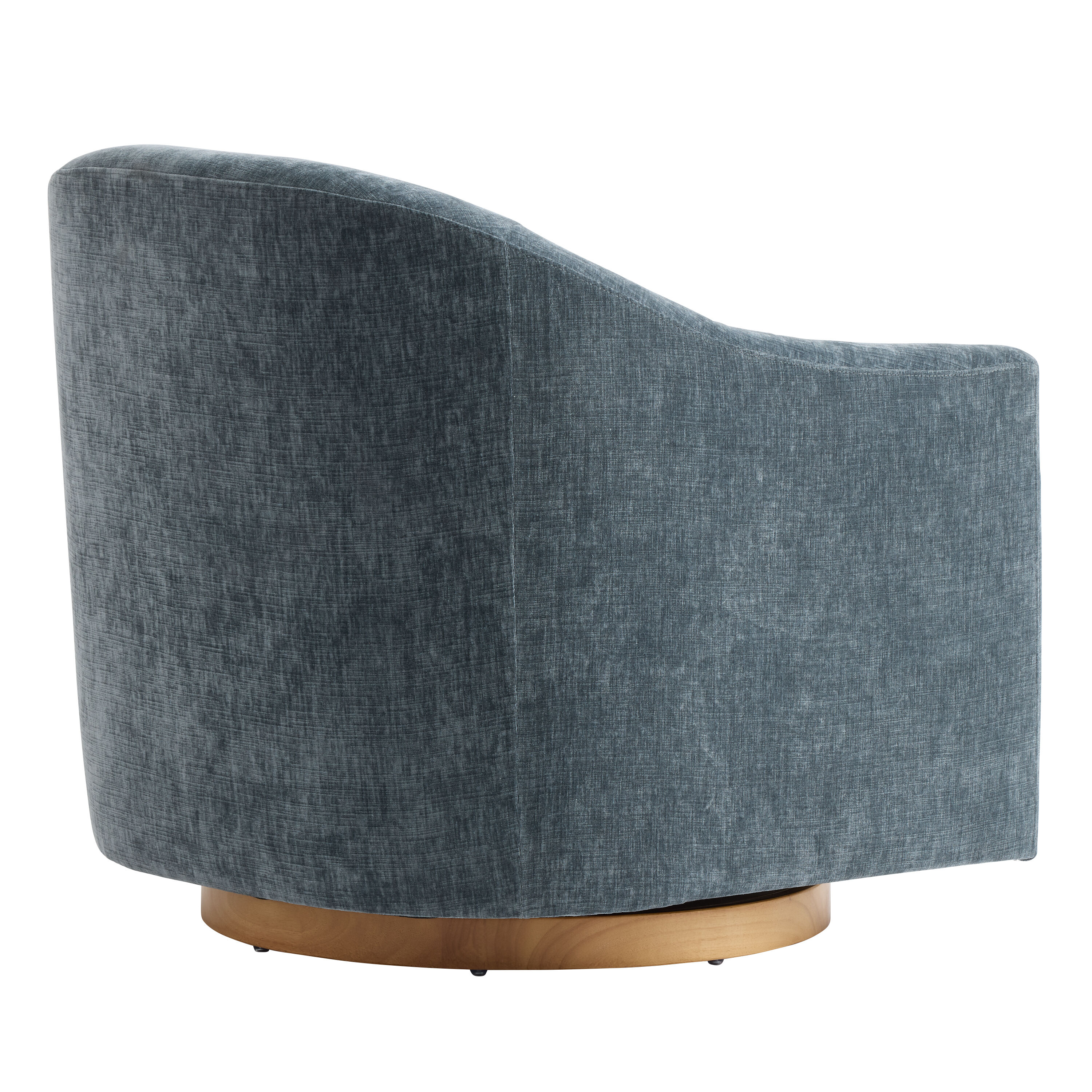 Augustine Chenille Slope Arm Upholstered Swivel Chair image number 3