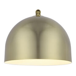 Conali Brass Metal Modern Dome Wall Sconce