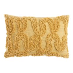 Tufted Wave Lumbar Pillow