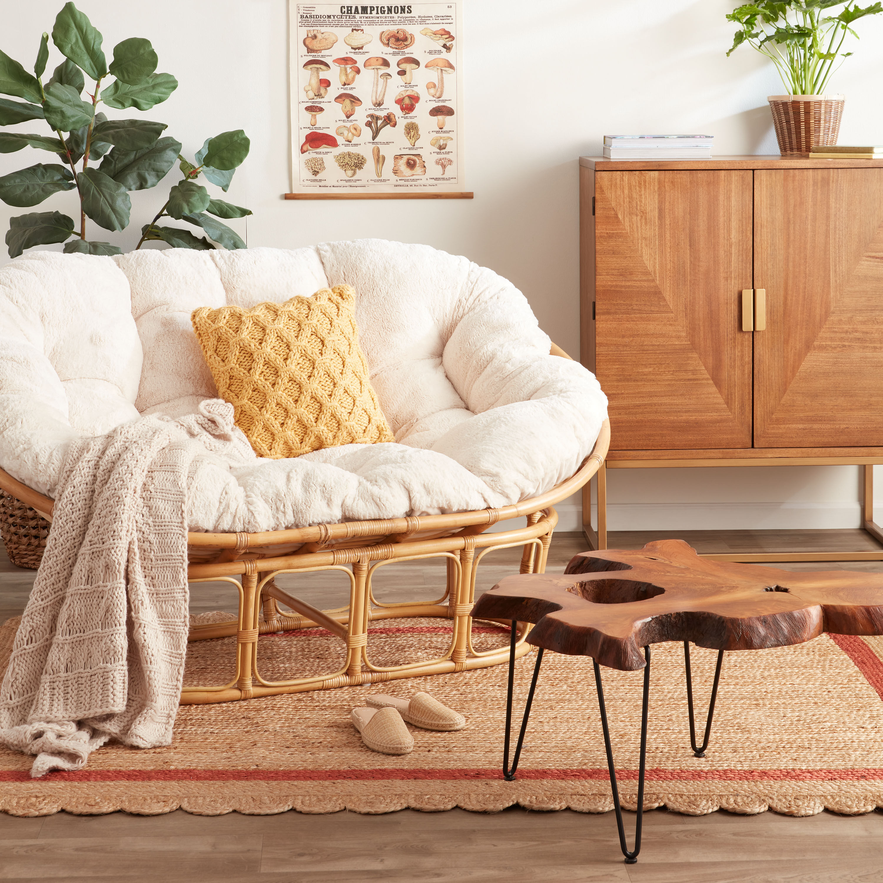 Rattan Double Papasan Chair Frame World Market