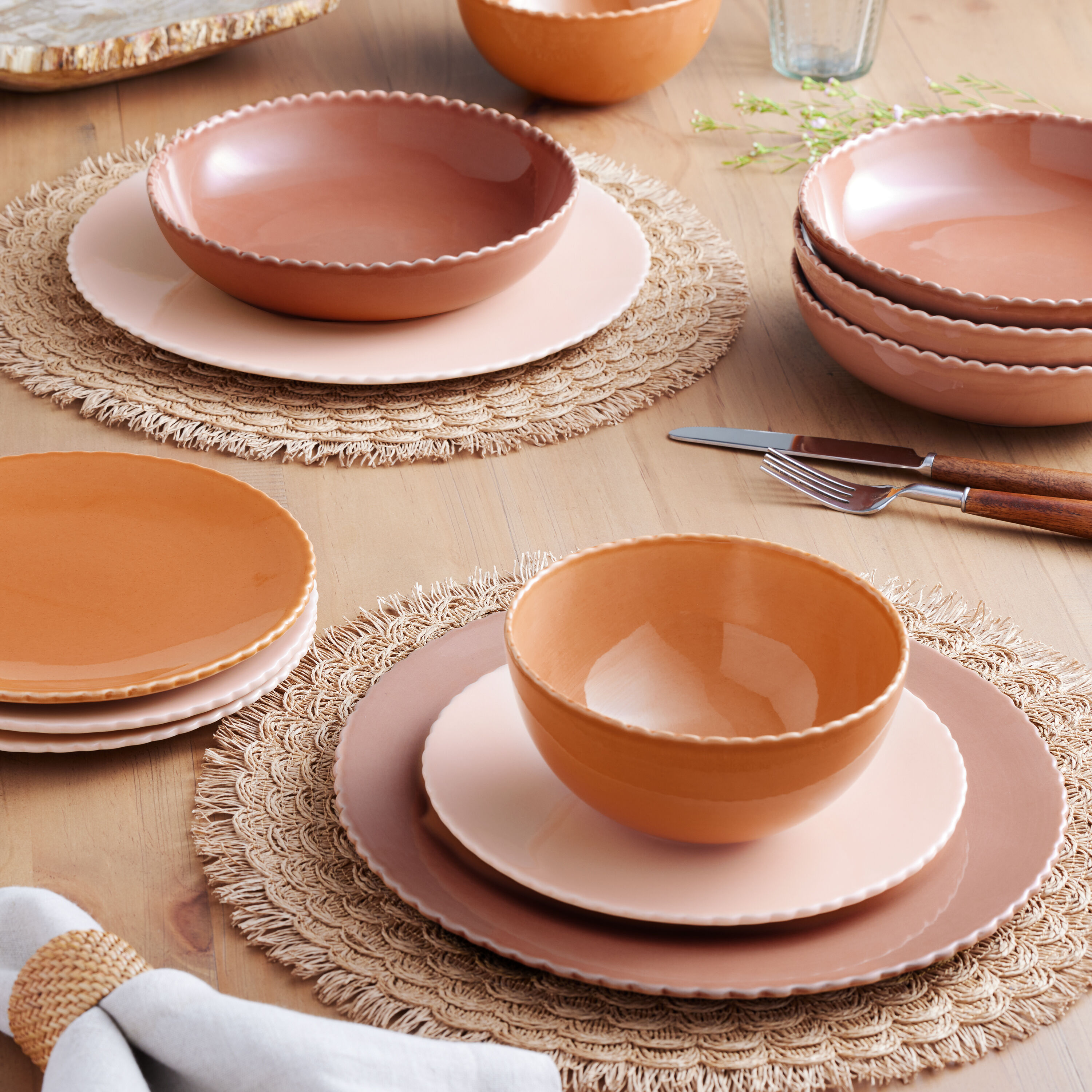 Sienna Scalloped Dinnerware Collection World Market