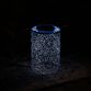 Fabric Floral Cylinder Solar LED Lantern image number 5