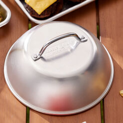 Nordic Ware Aluminum and Stainless Steel Cheese Melting Dome