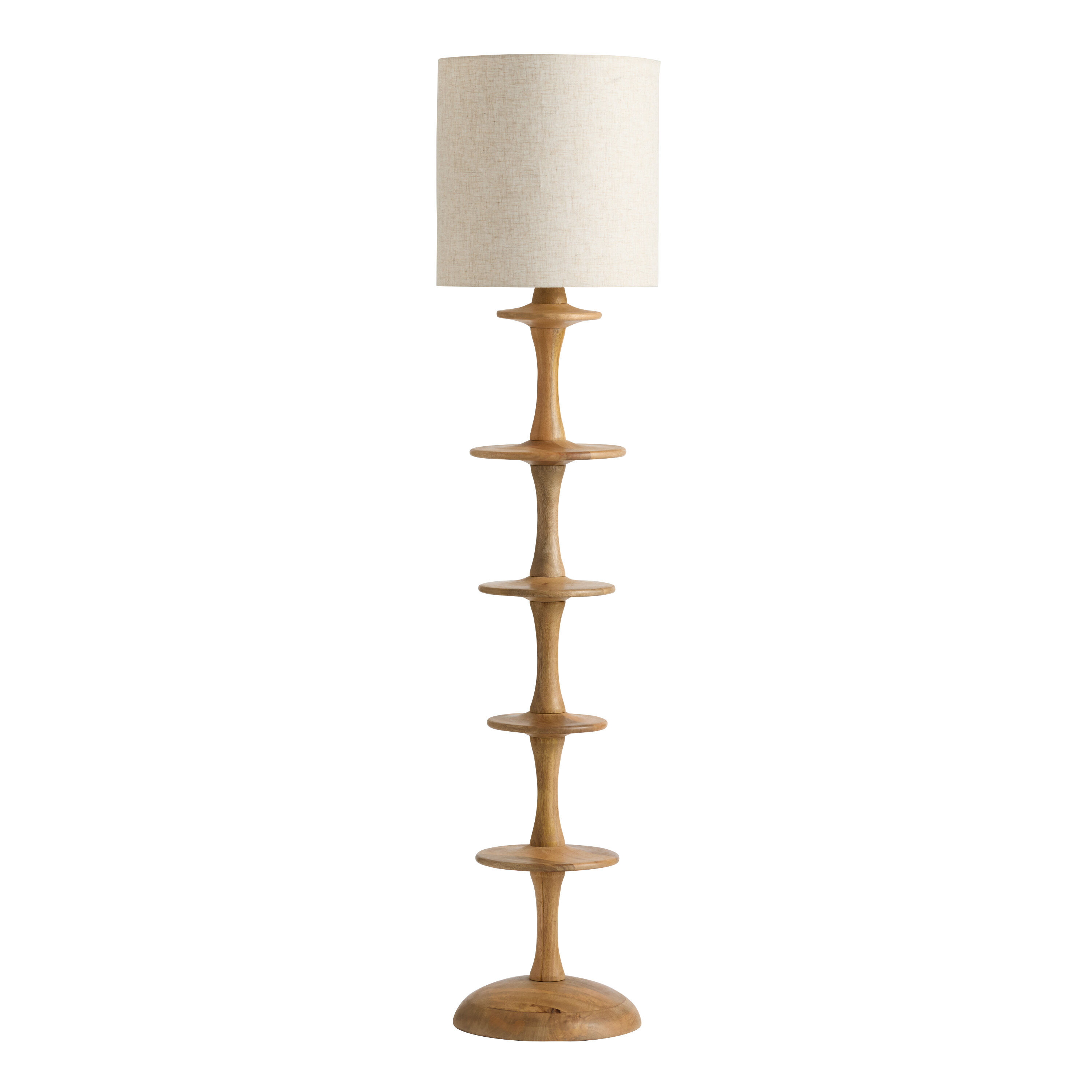 Natural wood floor lamp new arrivals