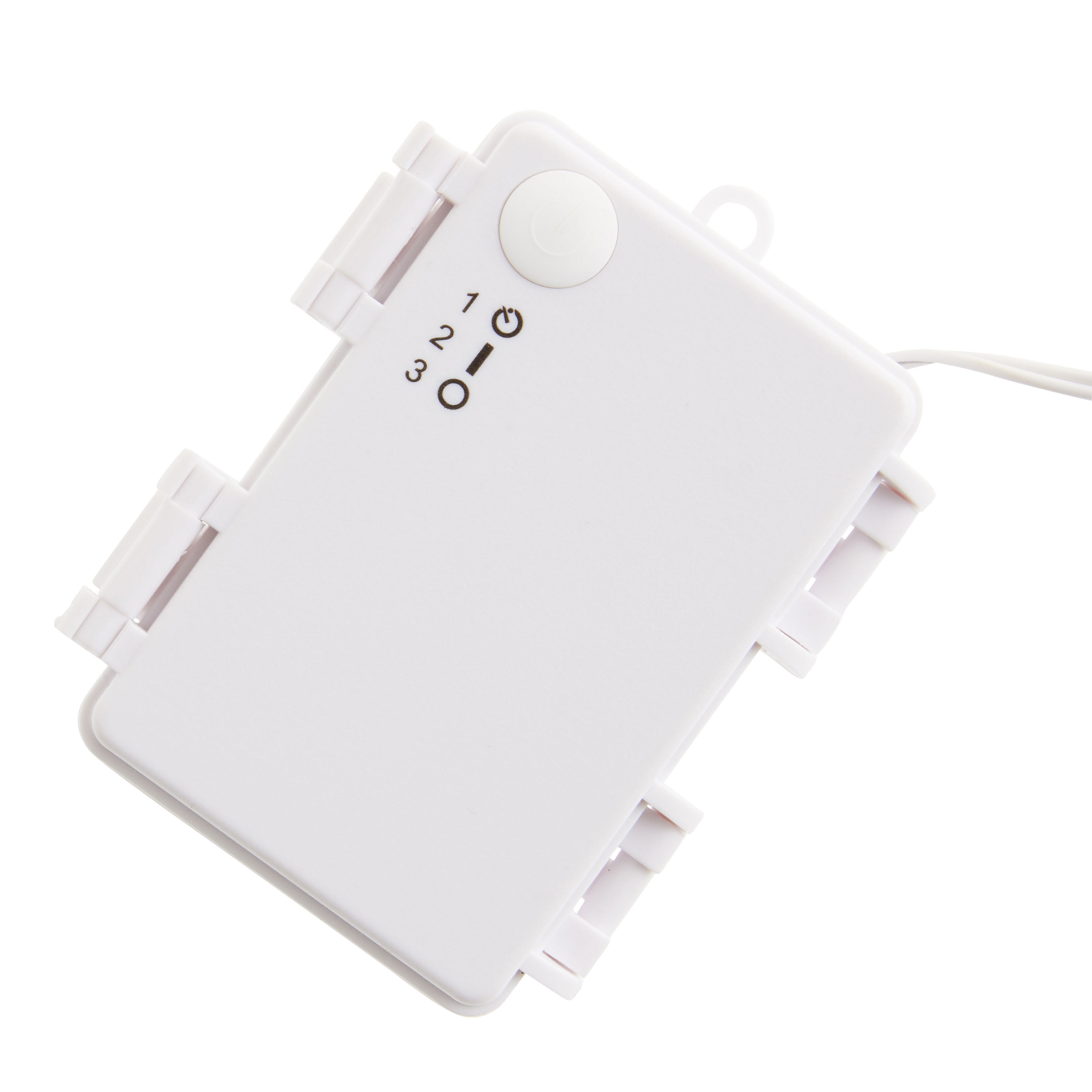 White Snowflake Micro LED Battery Operated Hanging Decor image number 3