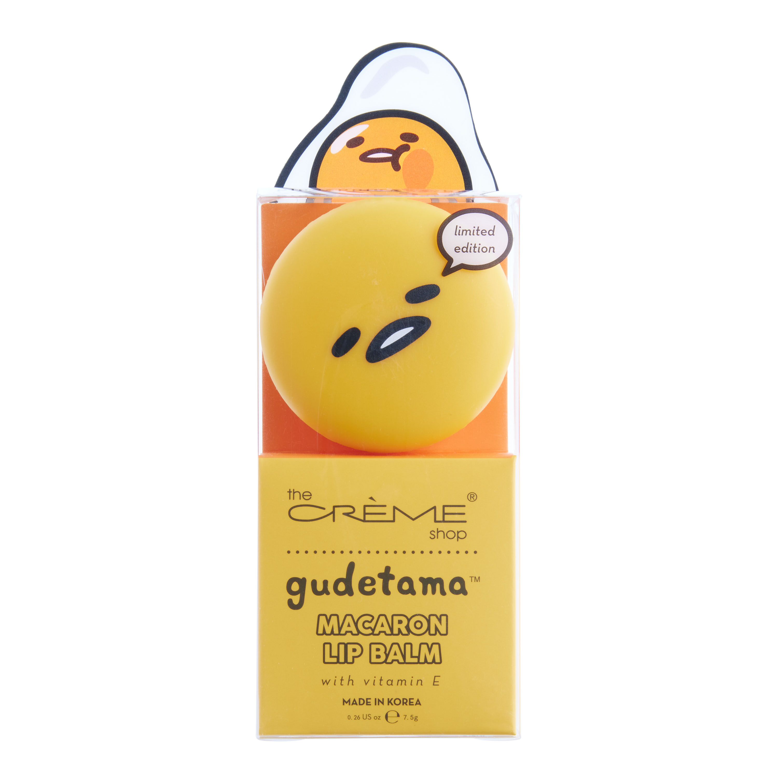 Creme Shop Gudetama Pineapple Macaron Lip Balm image number 0