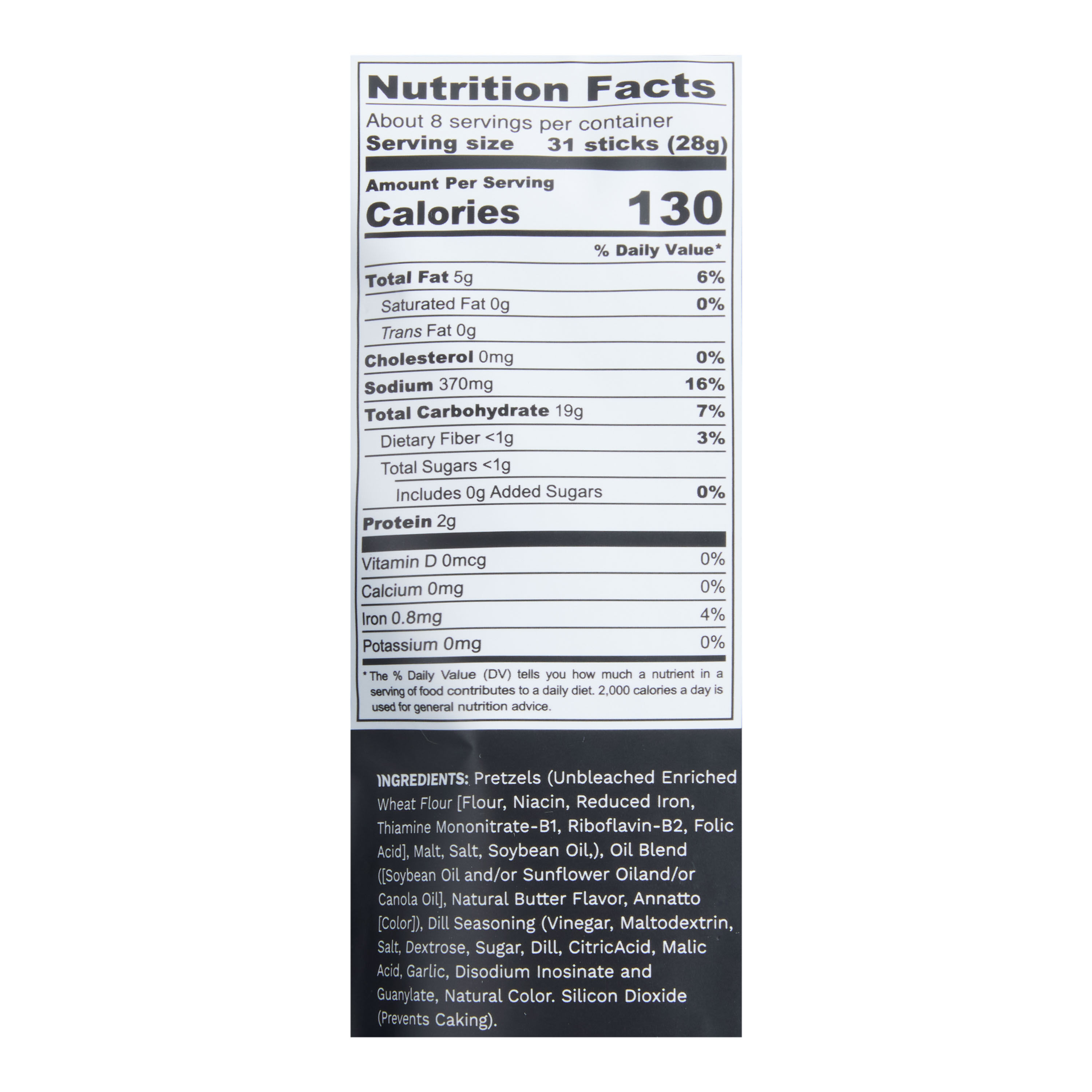 Pop Daddy Dill Pickle Pretzel Sticks