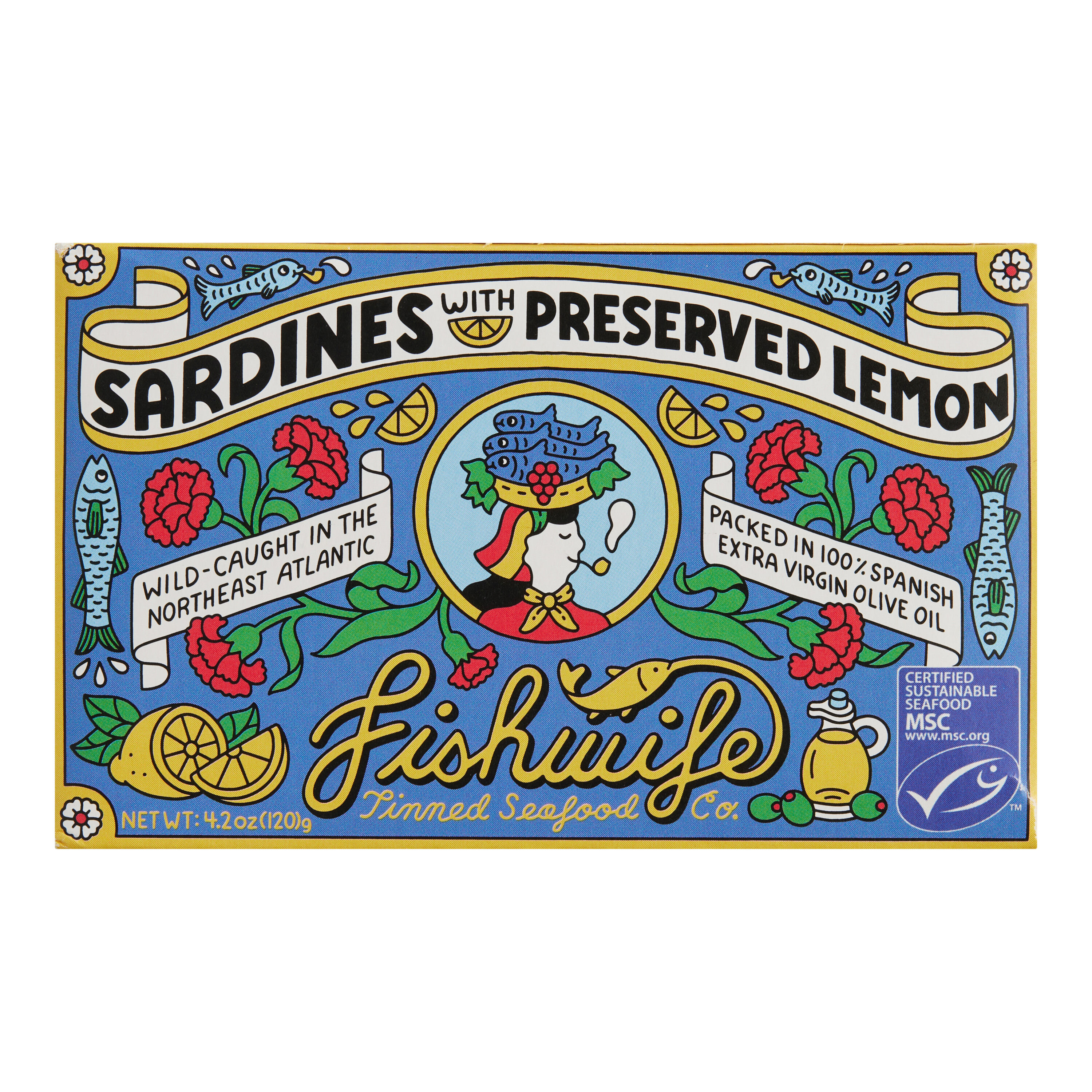 Fishwife Sardines with Preserved Lemon in Olive Oil