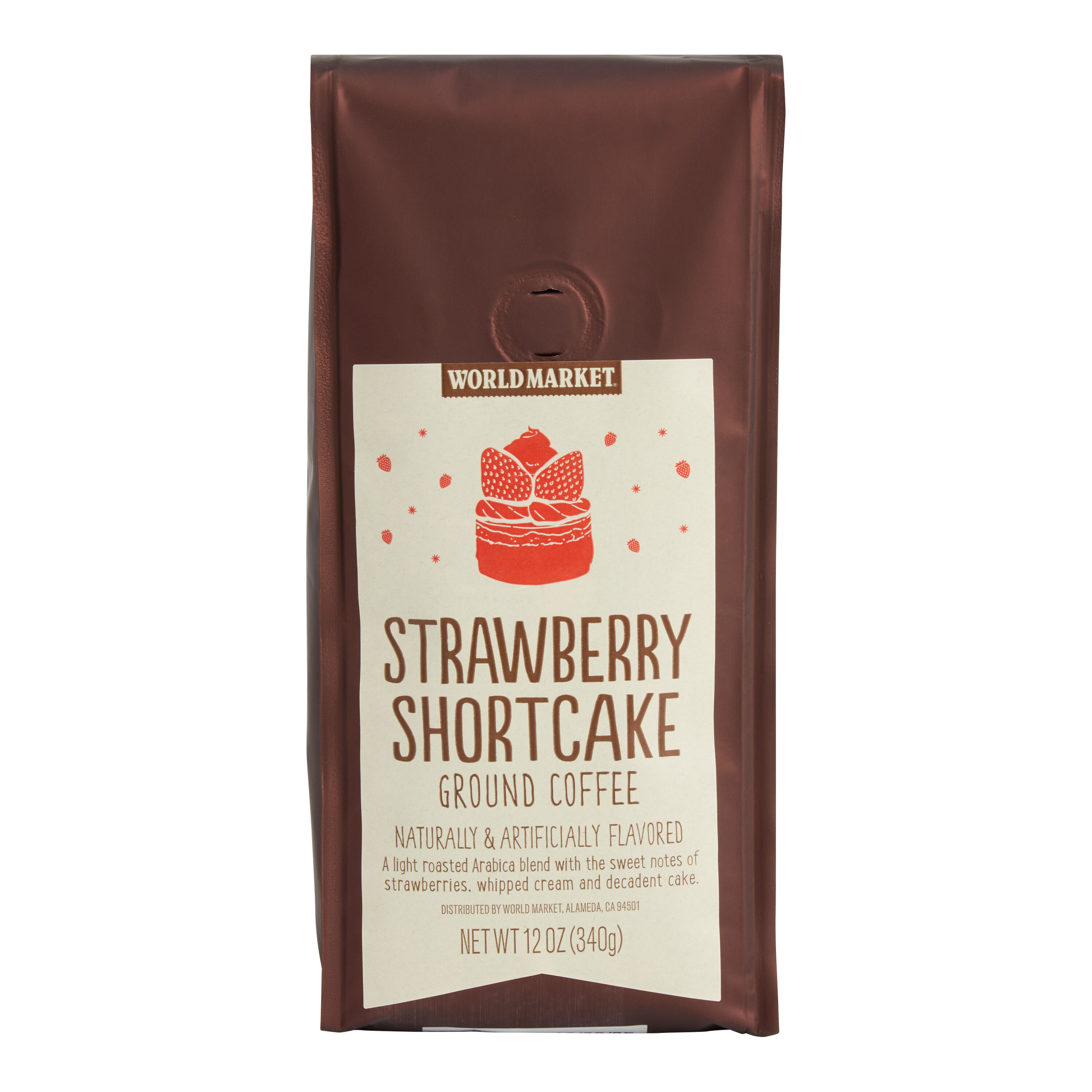 World Market&reg; Strawberry Shortcake Ground Coffee 12 Oz. image number 0