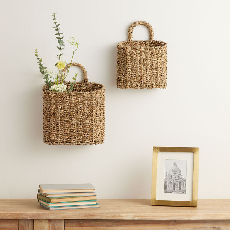 Kitchen Storage Wall Hanging Fruit Basket Rustic Style gift