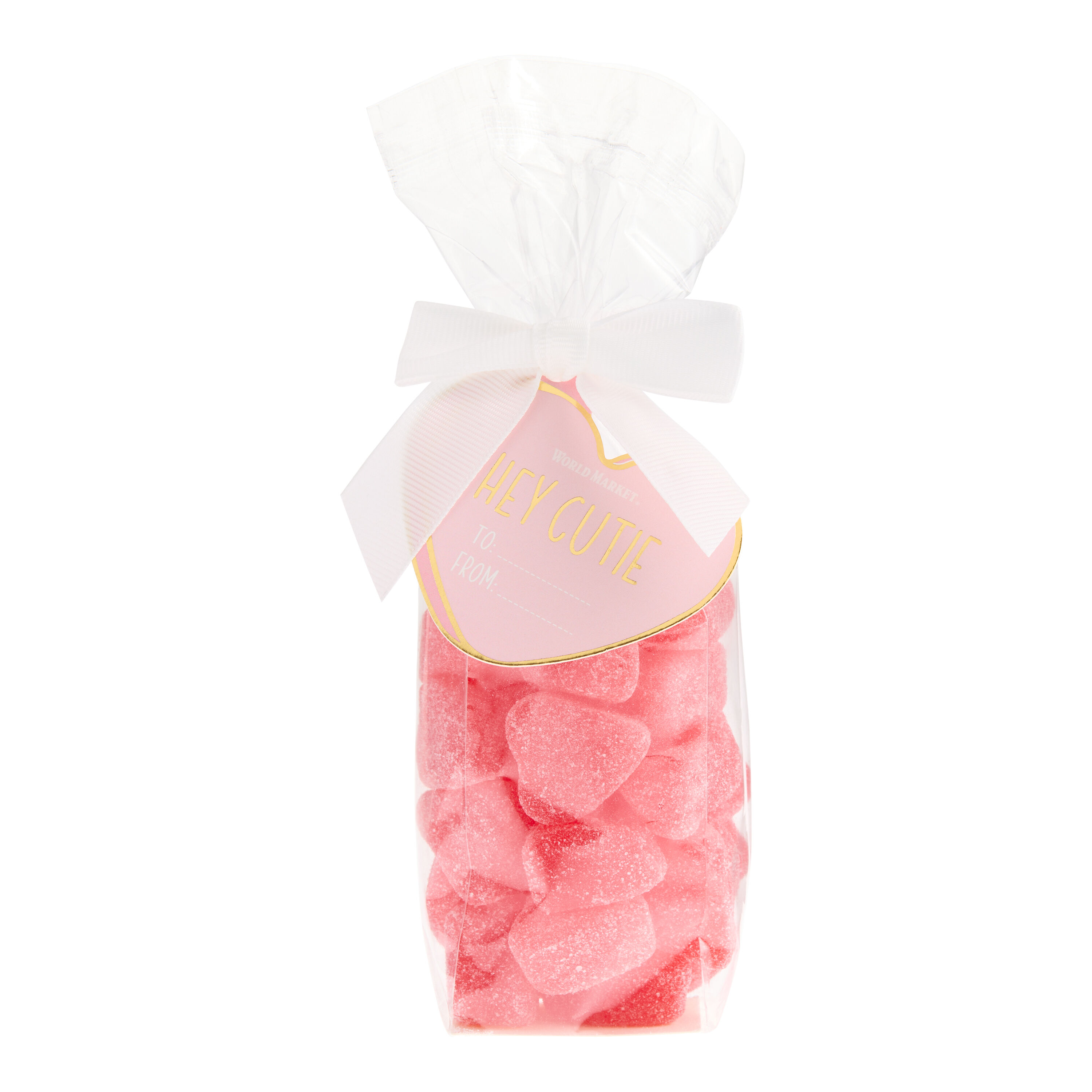 Valentine's Day Red Cherry Gummy Candy Bag image number 0