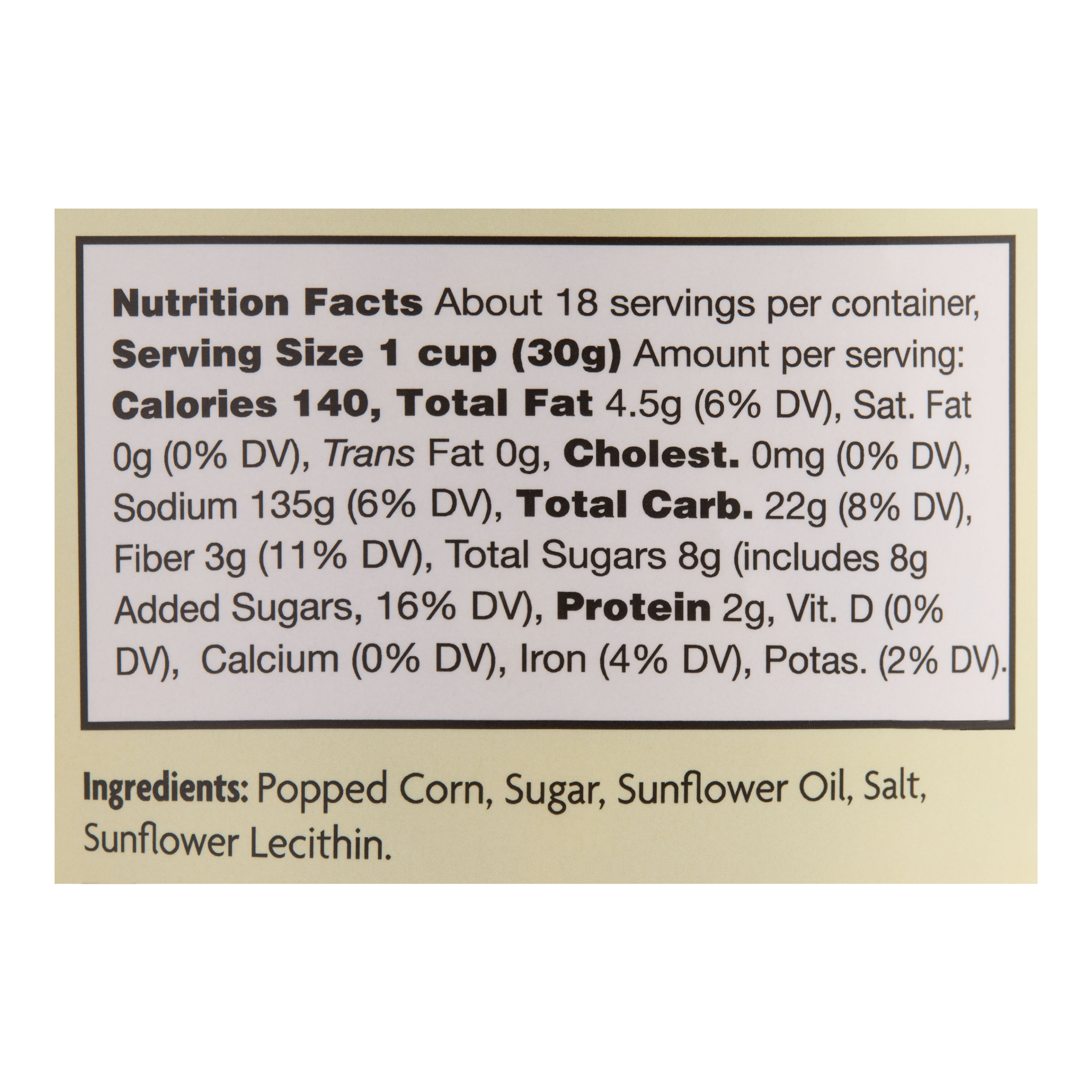 Popcorn Kitchen Giant Sweet and Salty Popcorn Bottle image number 2