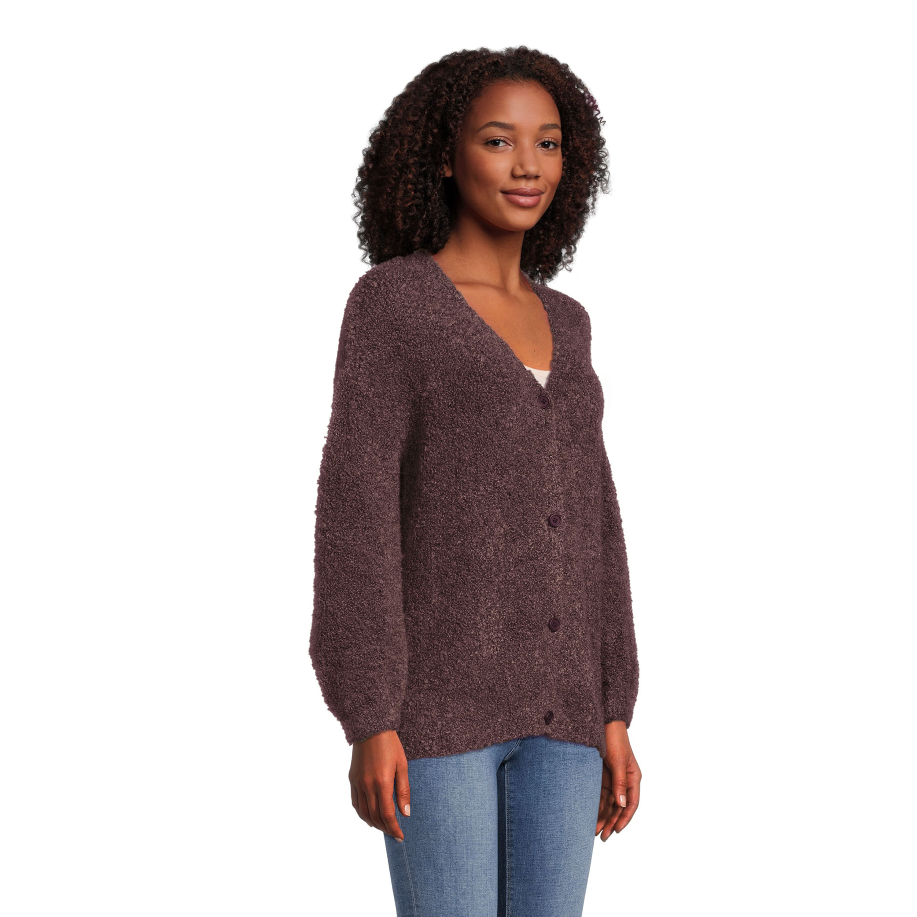 Textured store knit cardigan