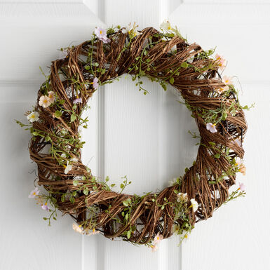 Faux Mini Blossoms Twig Wreath Faux Mini Blossoms Twig Wreath