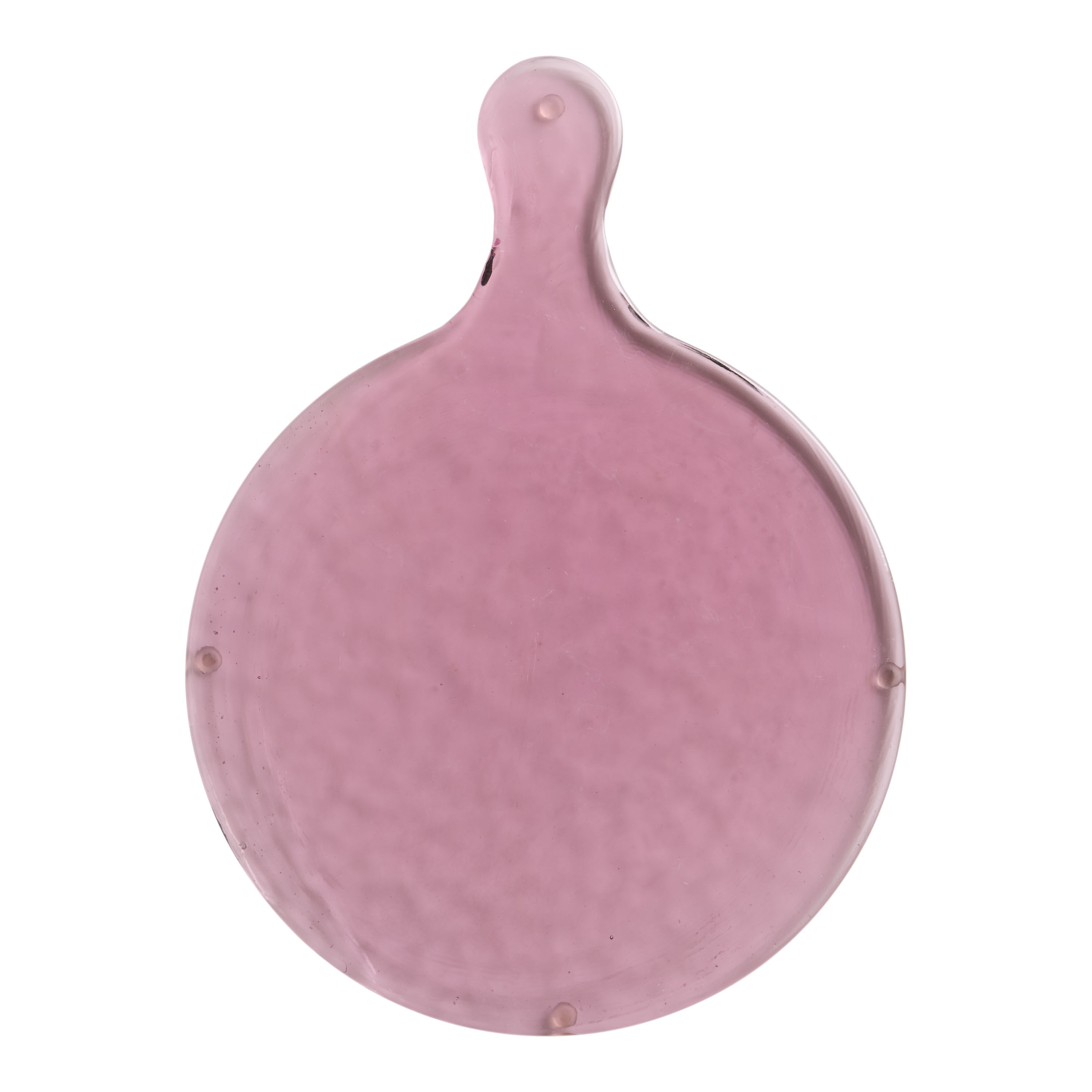 Round Colored Glass Serving Board image number 0