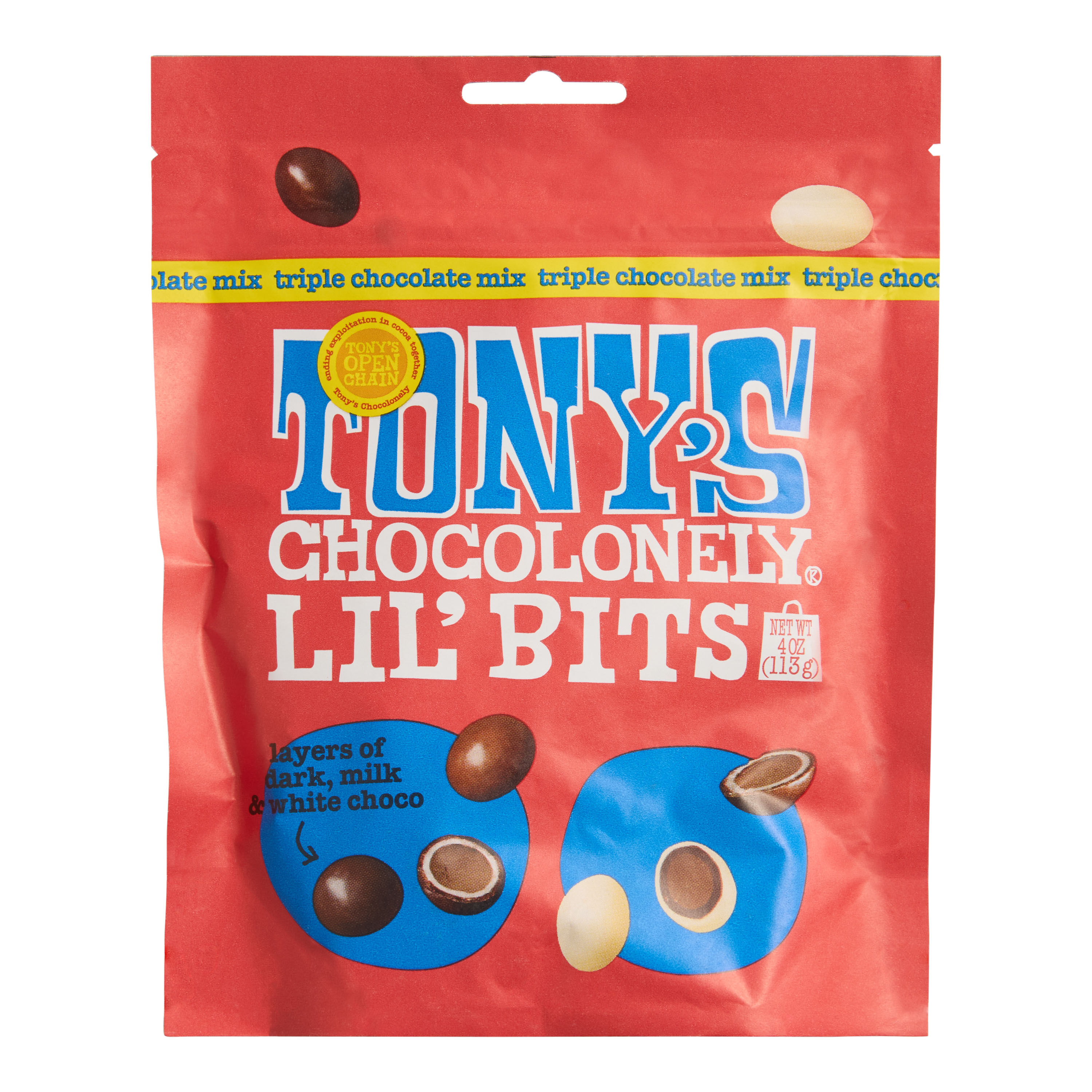 Tony's Chocolonely Triple Chocolate Mix Lil'Bits image number 0