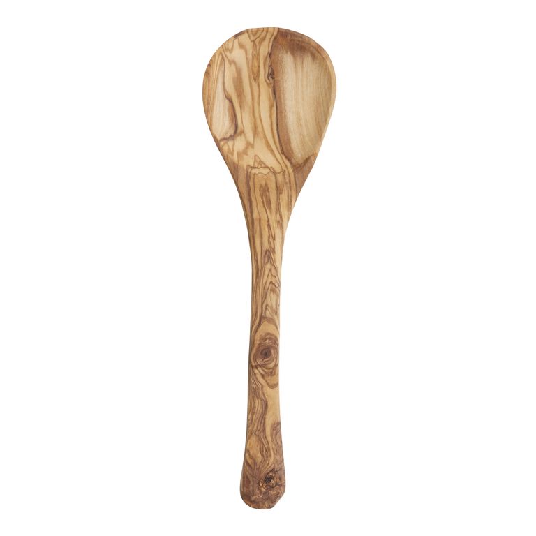 Large Olive Wood Cooking Spoon image number 1