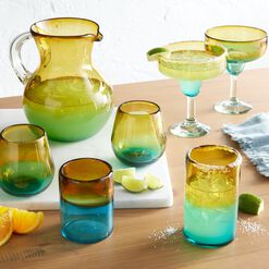 Monterey Ombre Handcrafted Margarita Glass