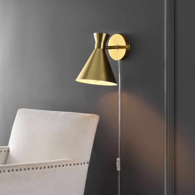 Victoire Metal Double Cone Wall Sconce image number 2