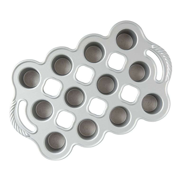 Nordic Ware Popover Pan, 2 Sizes, Large & Mini, Cast Aluminum