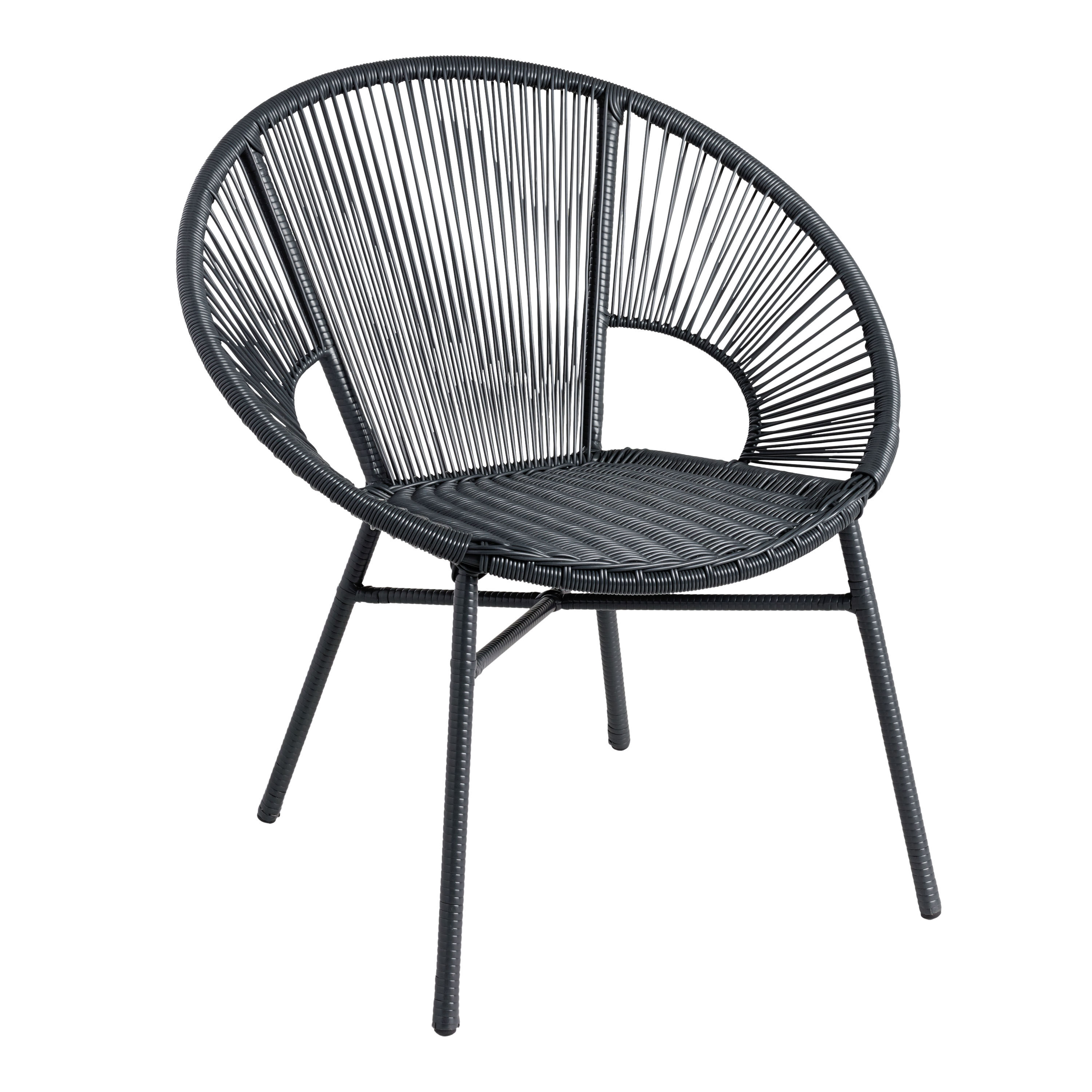 Round best sale lawn chair