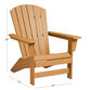 All Weather Recycled Plastic Adirondack Chair image number 5