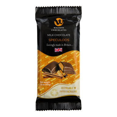 Walkers Chocolates Speculoos Milk Chocolate Bar Walkers Chocolates Speculoos Milk Chocolate Bar