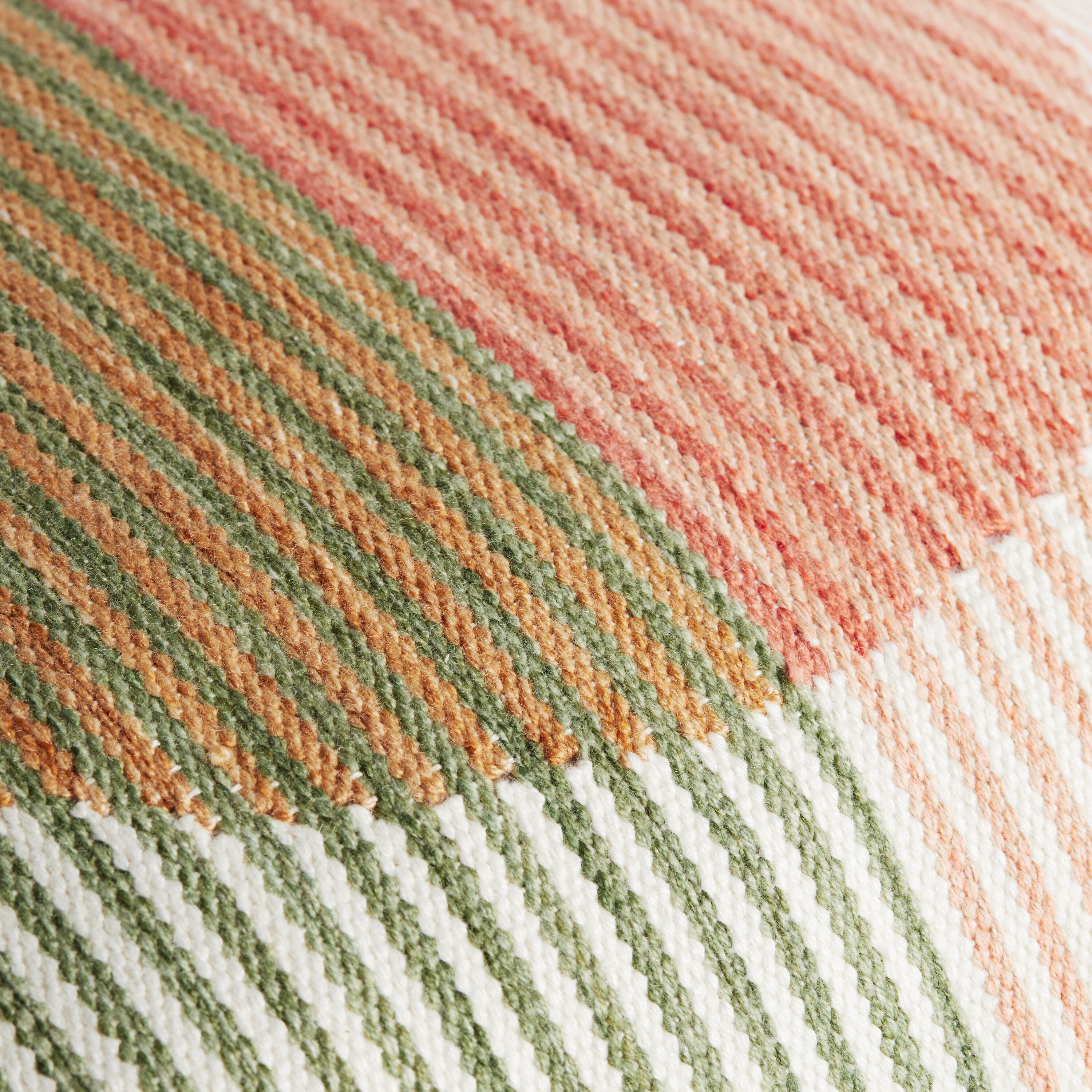 Coral and green throw pillows 2025