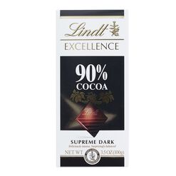 Lindt Excellence 90% Dark Chocolate Bar