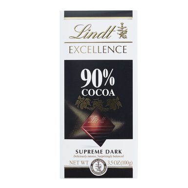 Lindt Excellence 90% Dark Chocolate Bar Lindt Excellence 90% Dark Chocolate Bar