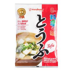 8 Pack Marukome Instant Miso Tofu Set of 2