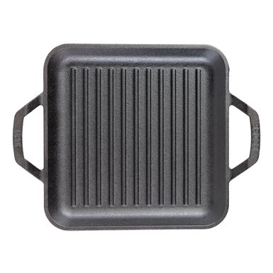 Lodge Chef Collection Square Cast Iron Grill Pan 11 Inch Lodge Chef Collection Square Cast Iron Grill Pan 11 Inch