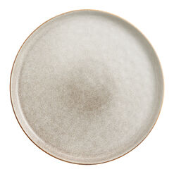 Vita Ivory And Brown Reactive Glaze Dinner Plate