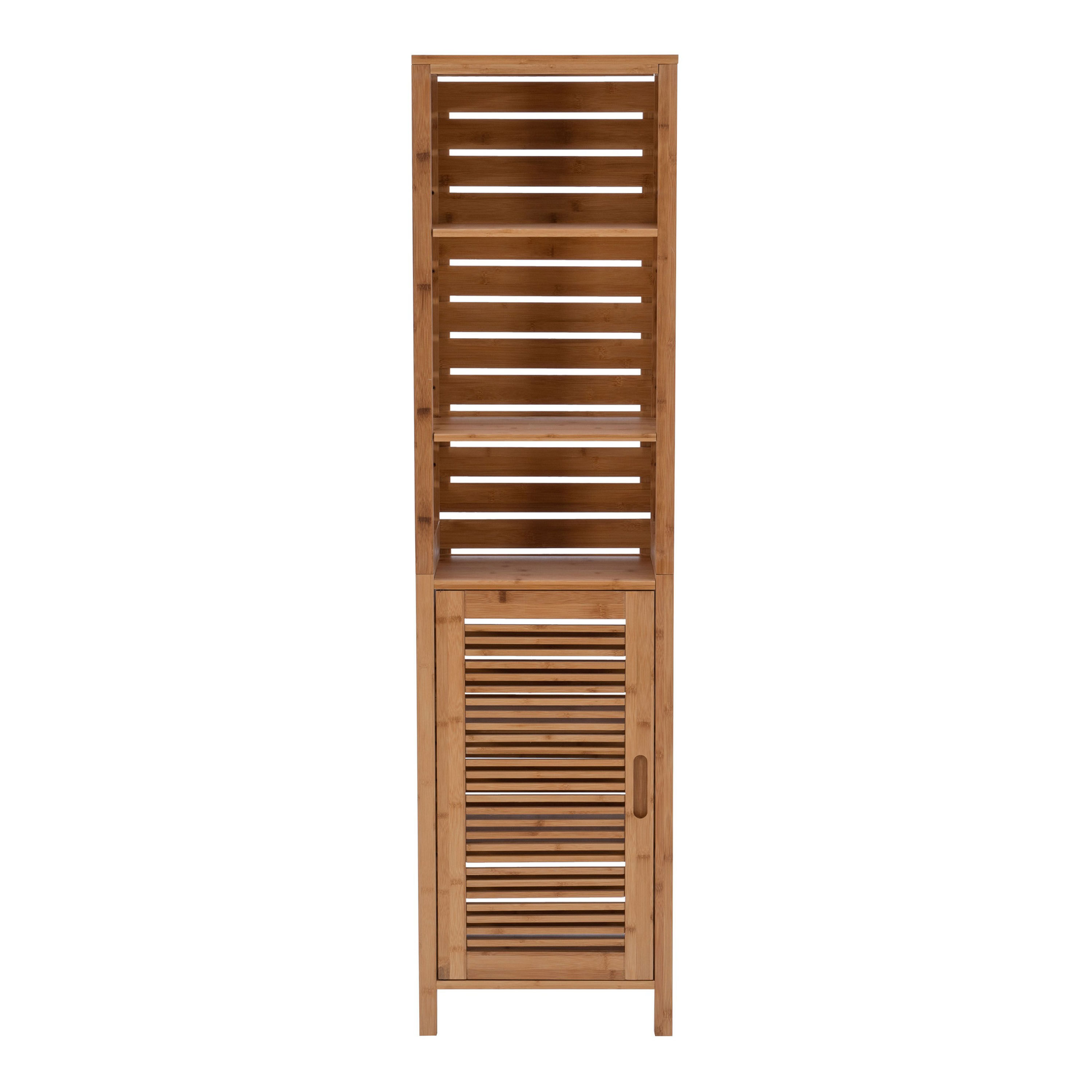 Bamboo towel cabinet top