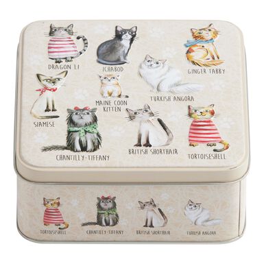Grandma Wild's Assorted Cookie Cat Tin Grandma Wild's Assorted Cookie Cat Tin