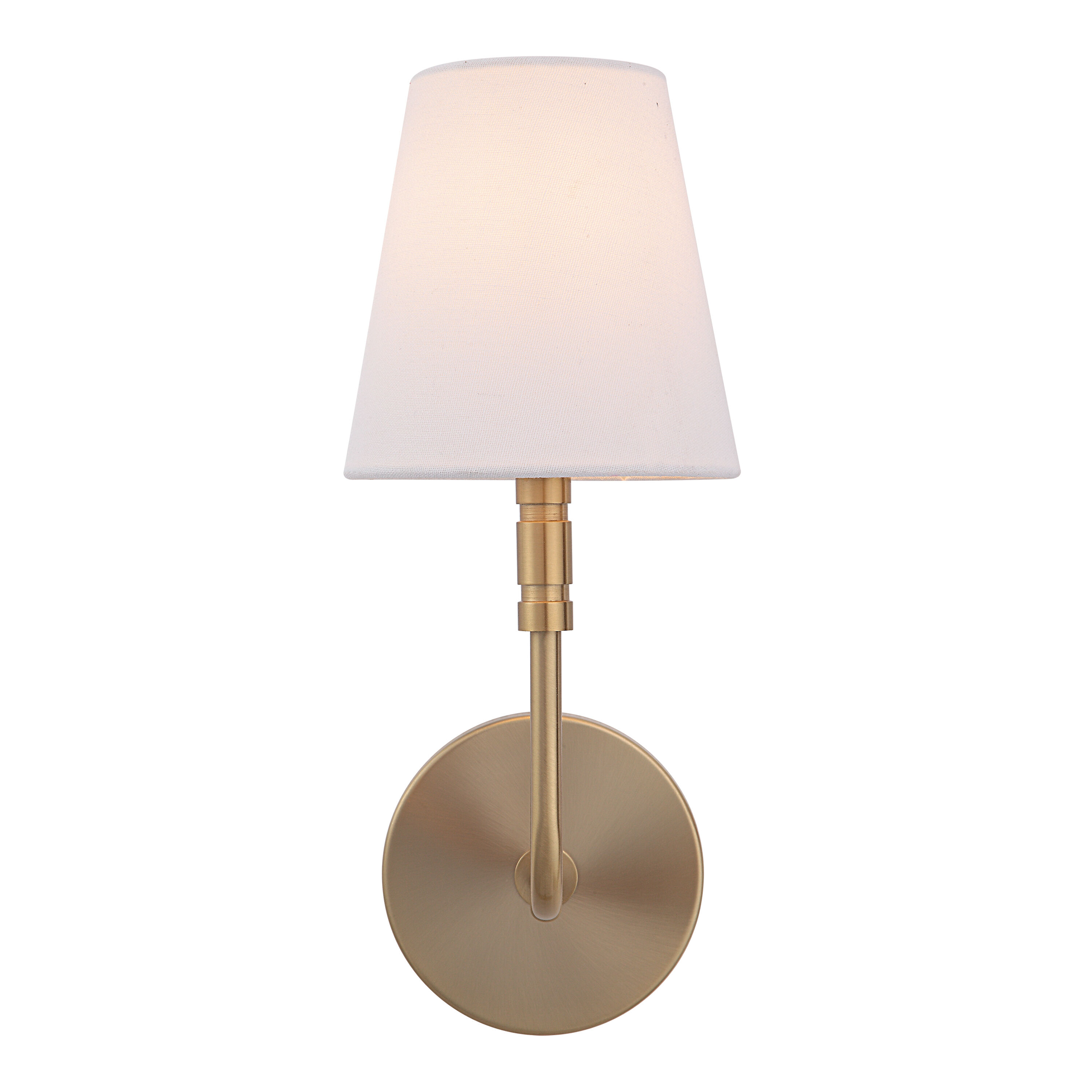 Cerro Gold And Rattan Dome Wall Sconce World Market