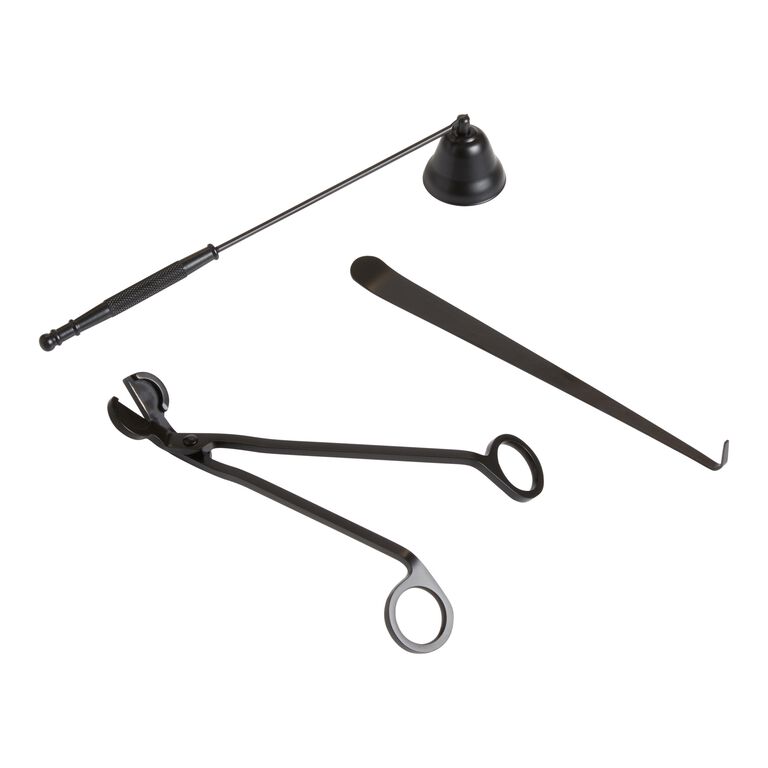 3 Piece DW Home Candle Accessories - Wick Trimmer, Candle Snuffer & Wick  Dipper
