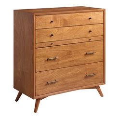 Brewton Acorn Wood Dresser With Pullout Tray