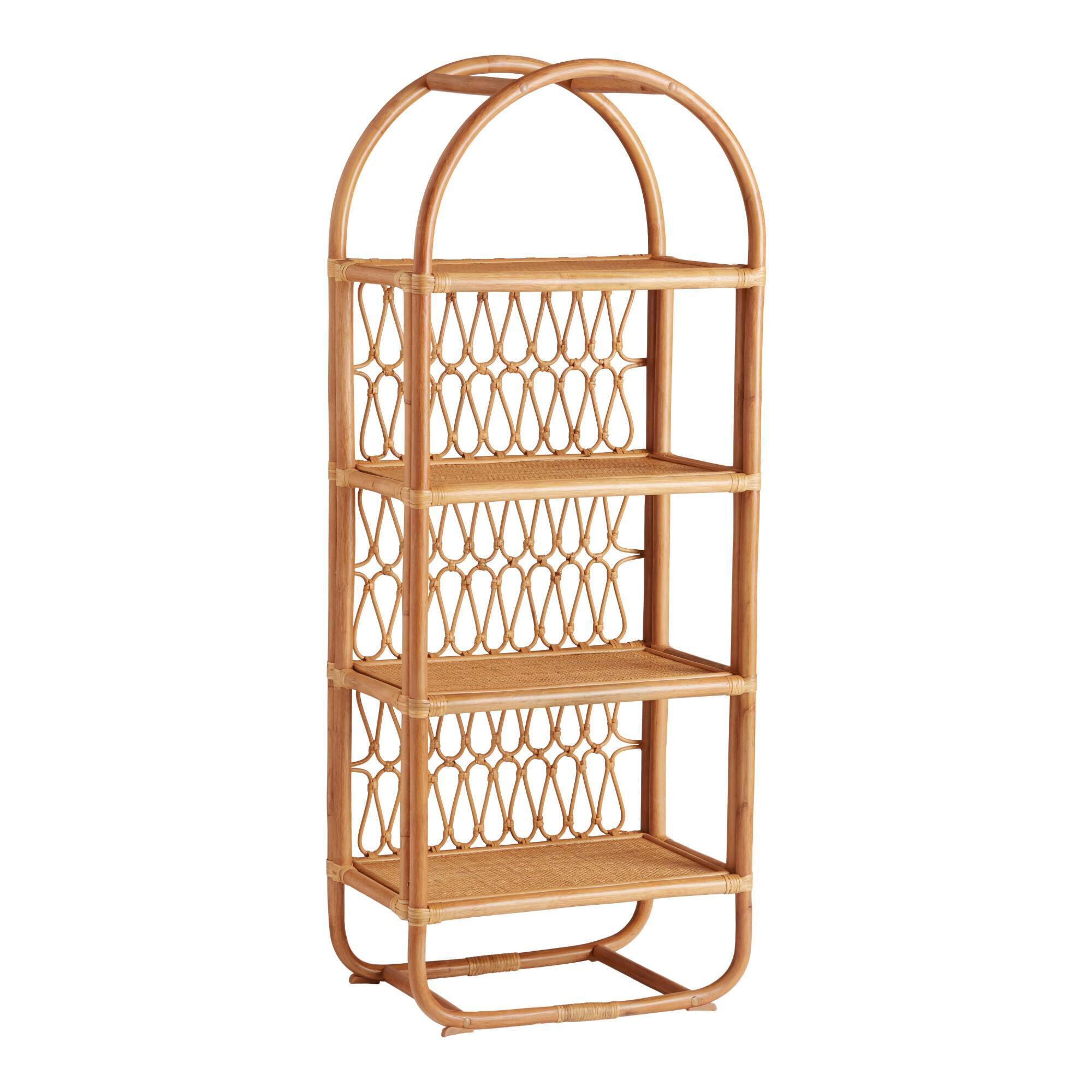 World market rattan clearance bookshelf