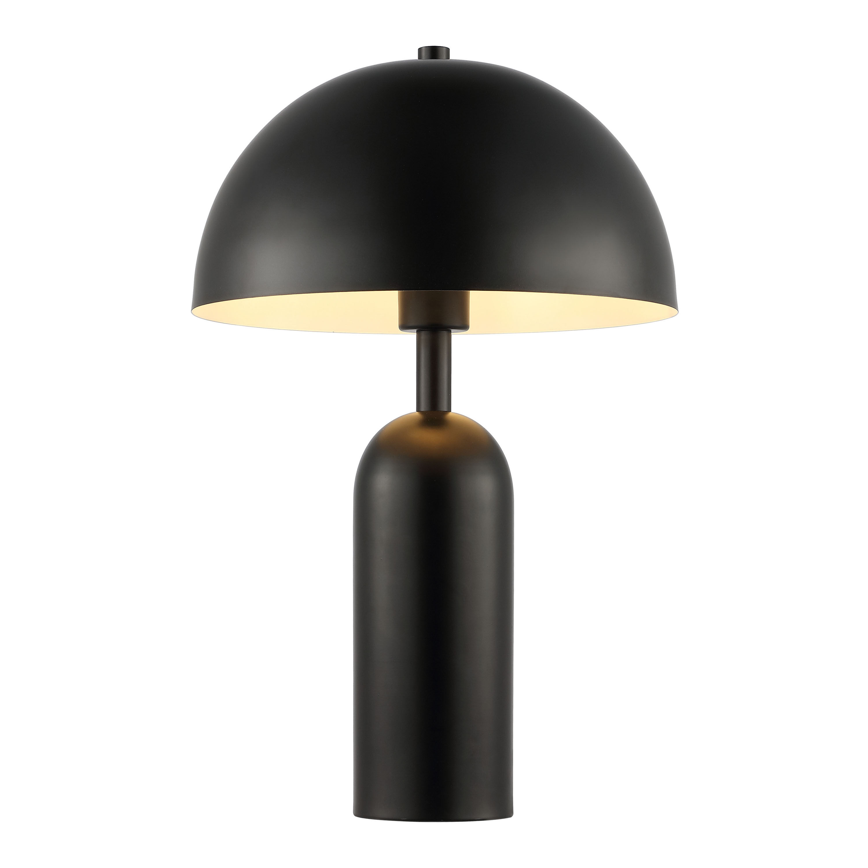 Nikolai Black Metal Dome Bottle Table Lamp image number 2