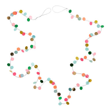 Mini Multicolor Sequin Garland Mini Multicolor Sequin Garland