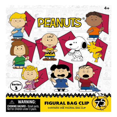 Peanuts Figural Bag Clip Blind Bag Peanuts Figural Bag Clip Blind Bag