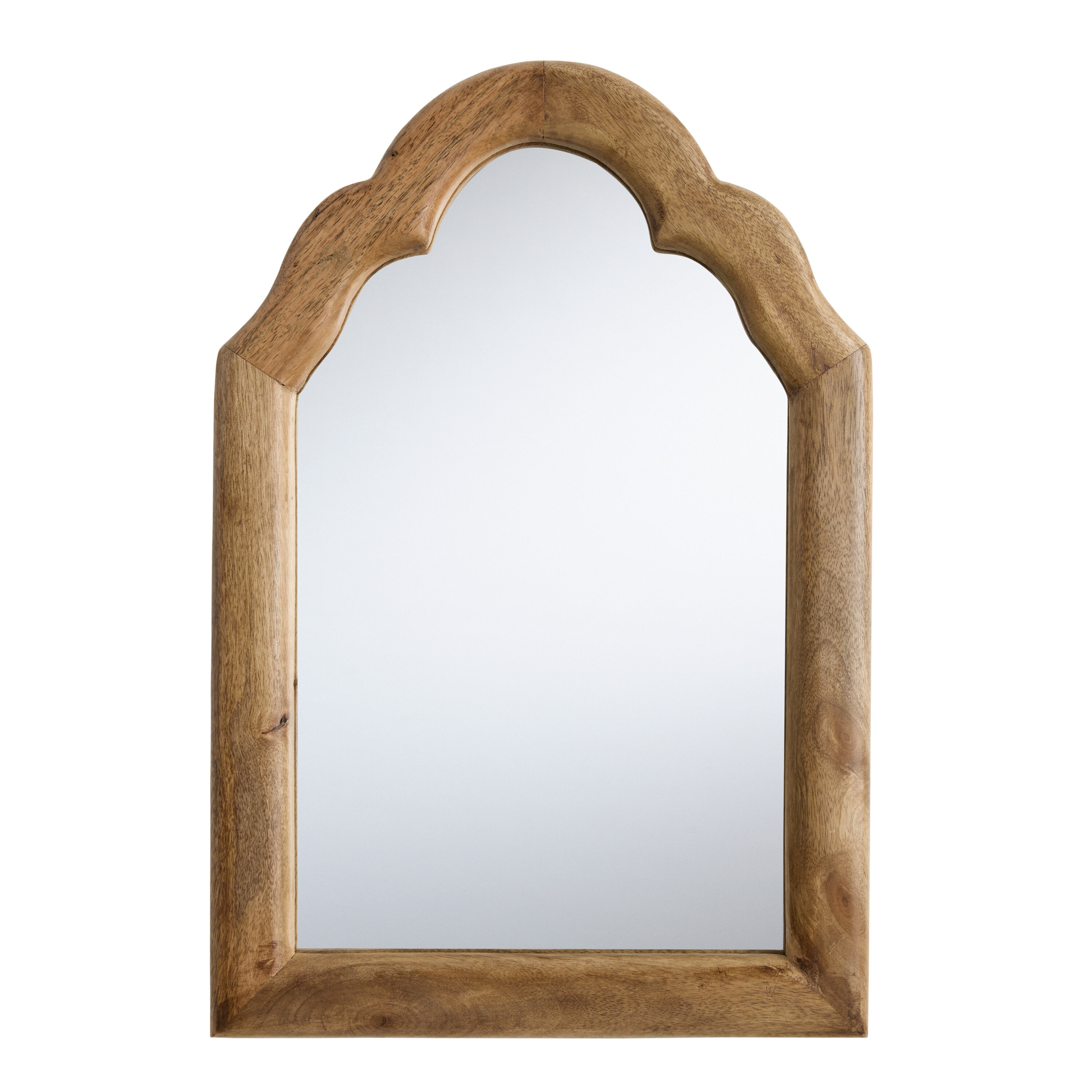 Natural wood wall mirror cheap