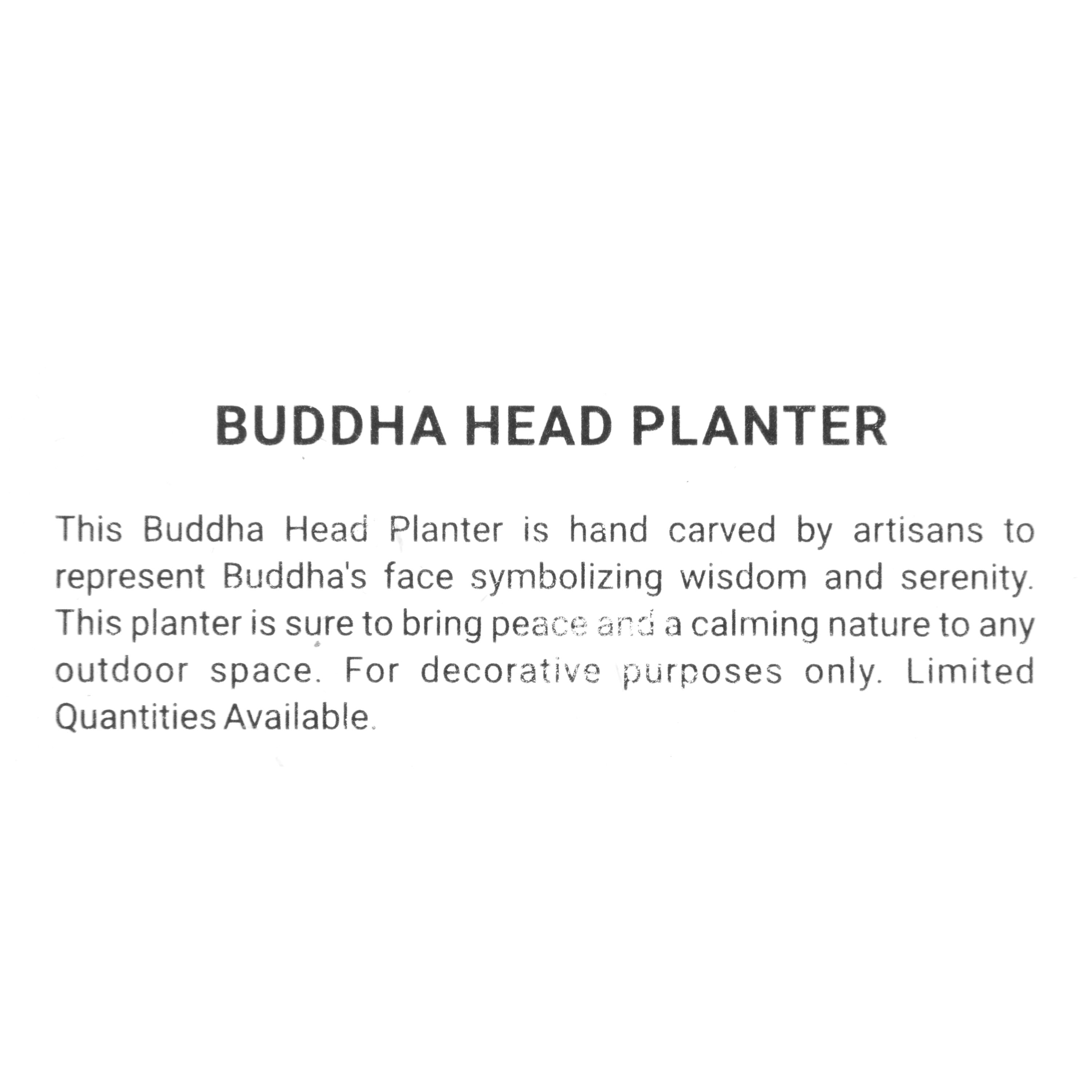 CRAFT Buddha Head Outdoor Planter image number 5
