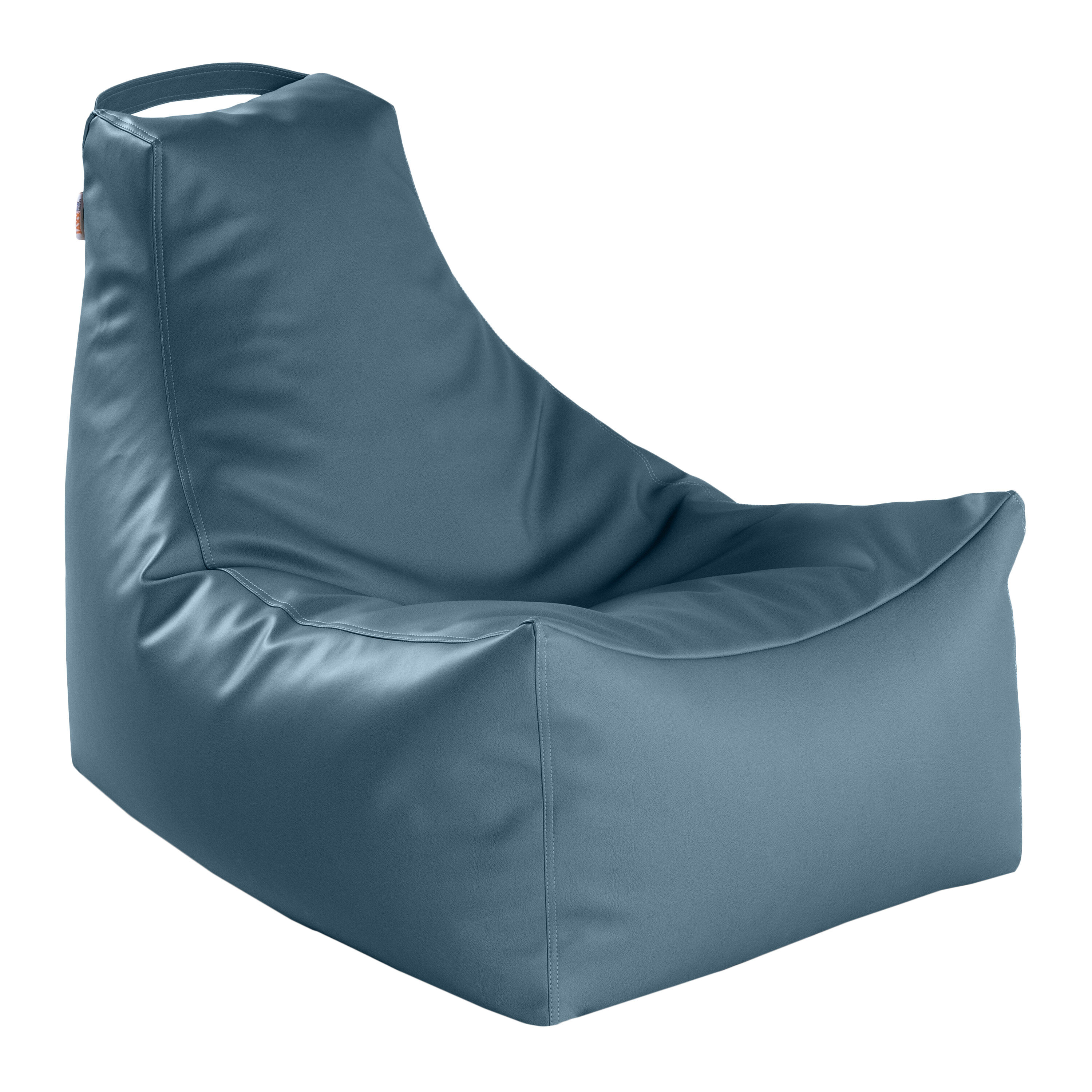 Zayd Marine Vinyl Outdoor Bean Bag Lounge Chair with Handle image number 0